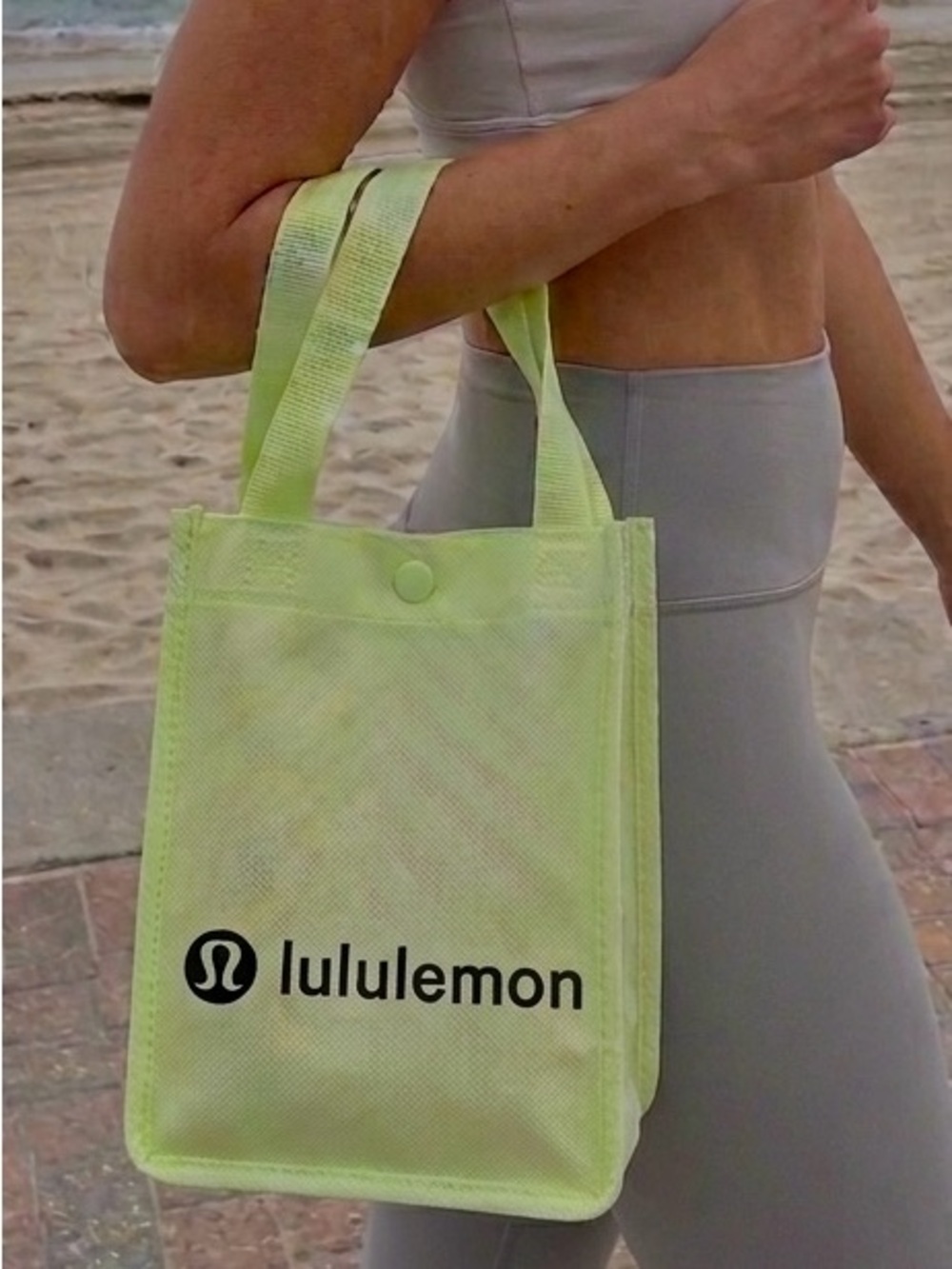 Lululemon Light Green Tote